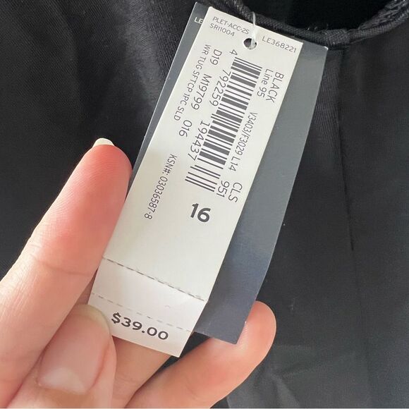 NWT Lands' End Chlorine Resistant Scoop Neck Soft Cup Tugless One Piece 16 - Picture 5 of 5